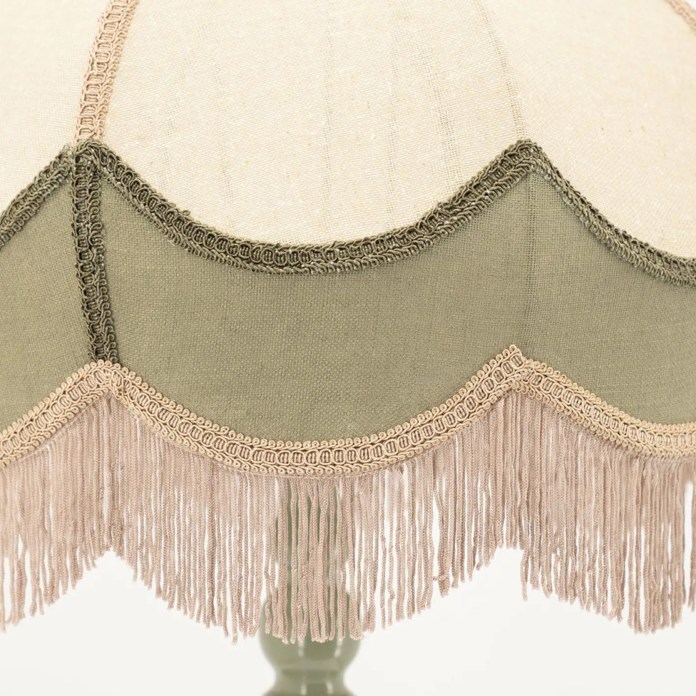 Online By Boo Fringaloo Vloerlamp Naturel, Groen, Roze