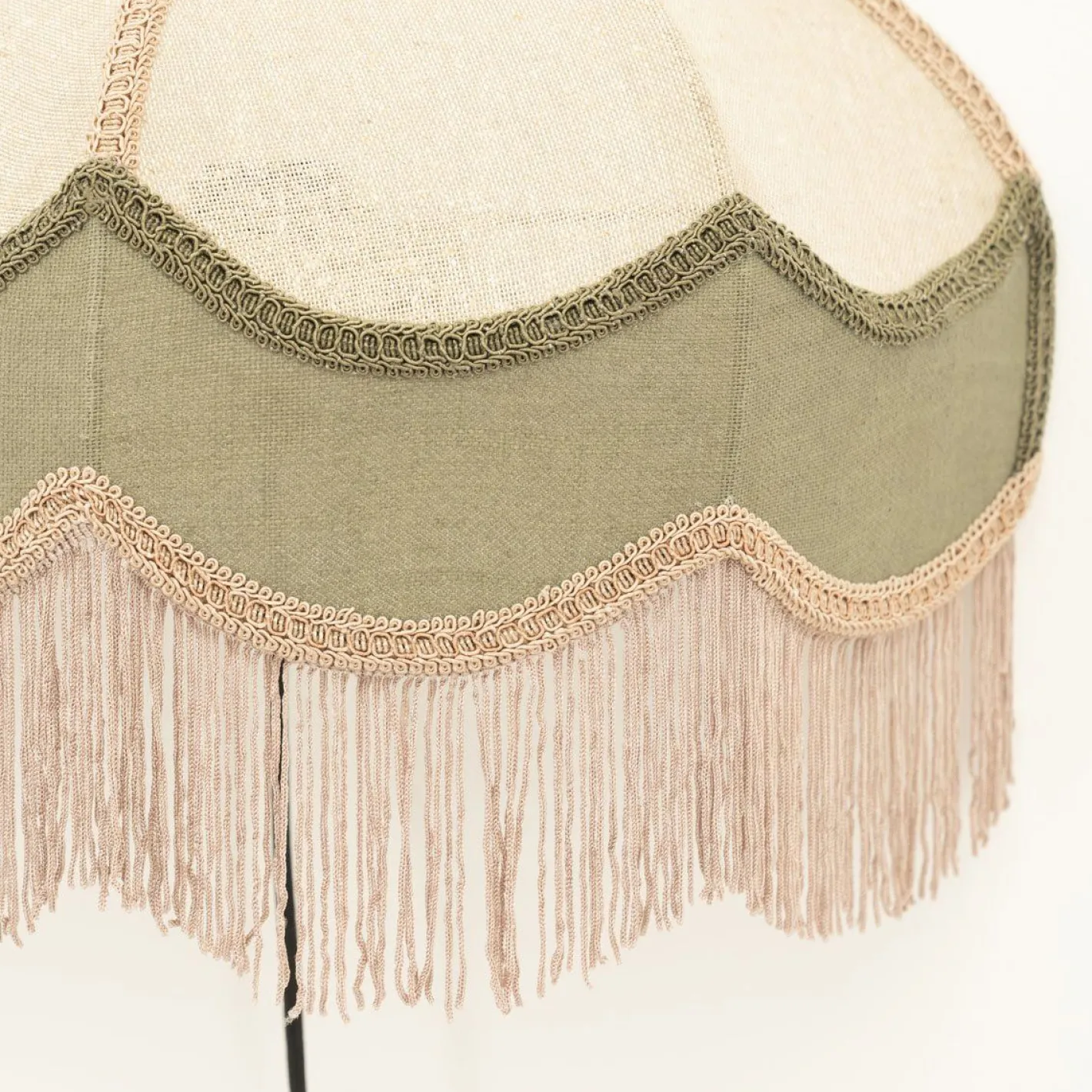 Outlet By Boo Fringaloo Wandlamp Naturel, Groen, Roze