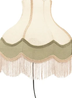 Outlet By Boo Fringaloo Wandlamp Naturel, Groen, Roze