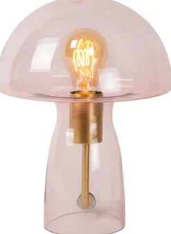 Sale Lucide Fungo Tafellamp Roze
