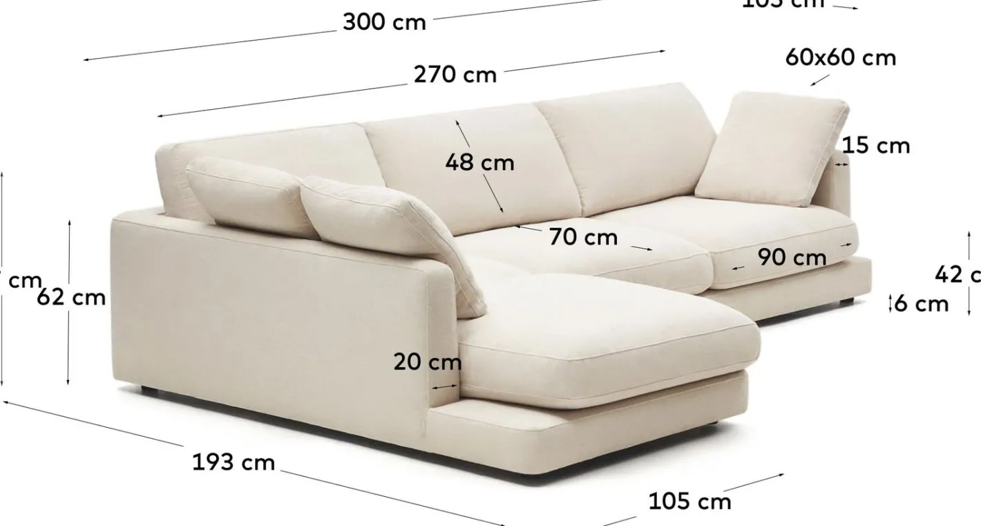 Sale Kave Home Gala Hoekbank Beige