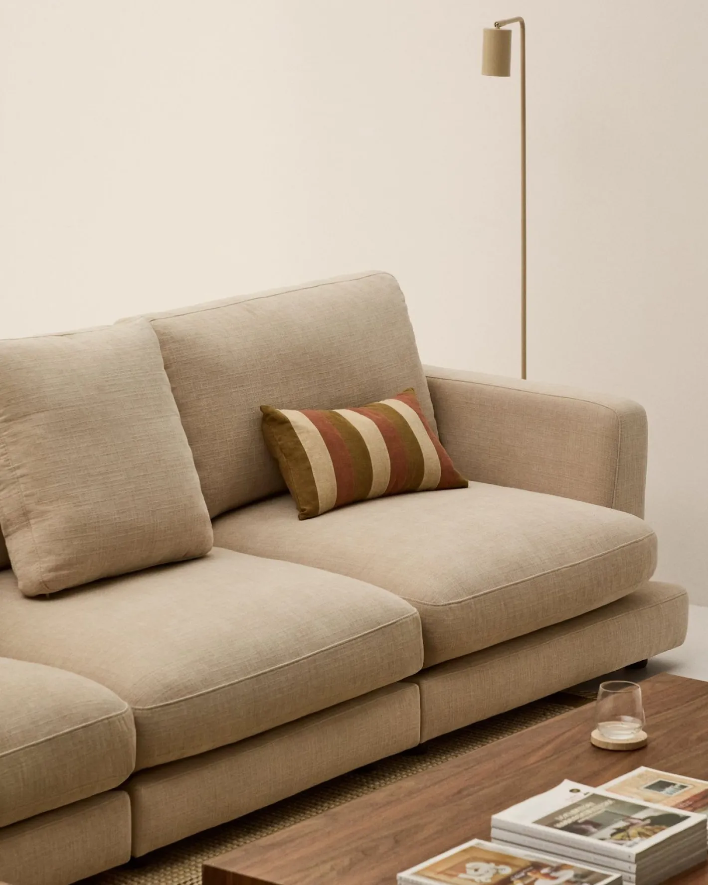 Kave Home Gala 4-Zitsbank Beige