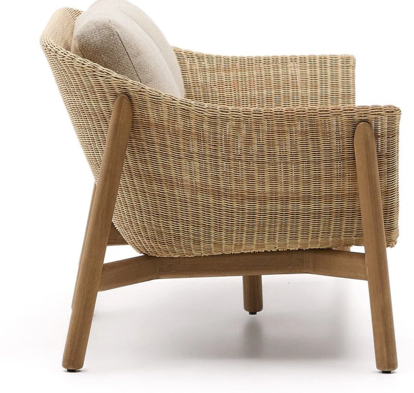 Kave Home Galea Tuinbank Beige, Naturel