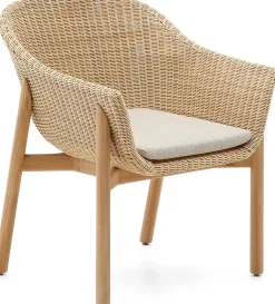 Discount Kave Home Galea Tuinstoel Beige, Naturel