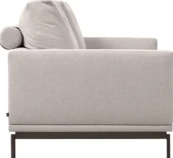 Online Kave Home Galene 2-Zitsbank Beige, Grijs