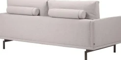 Online Kave Home Galene 2-Zitsbank Beige, Grijs