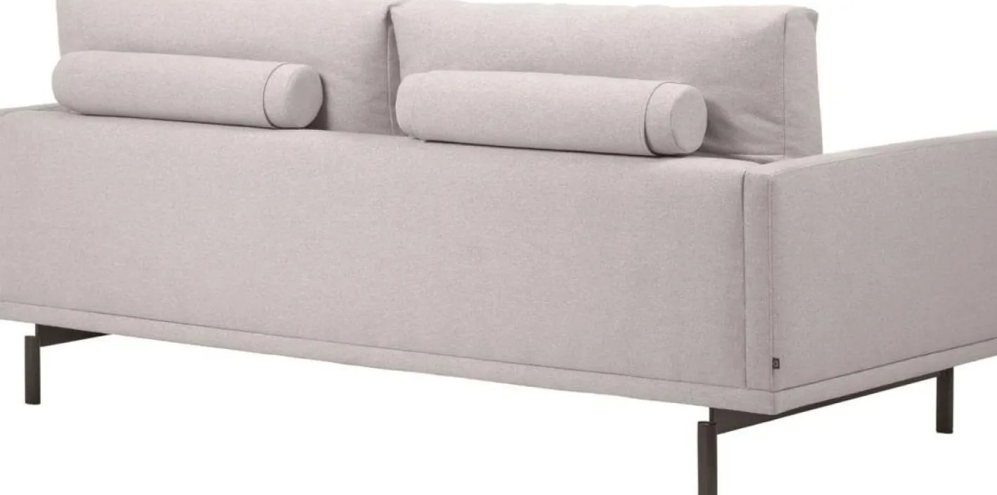 Online Kave Home Galene 2-Zitsbank Beige, Grijs