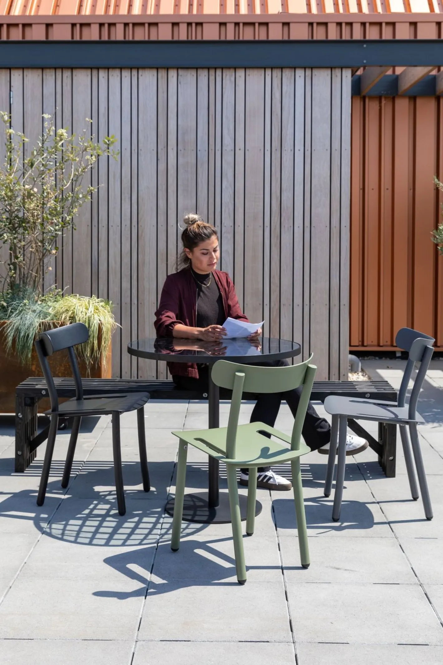 Sale Zuiver Garden (set van 2) Tuinstoel Zwart