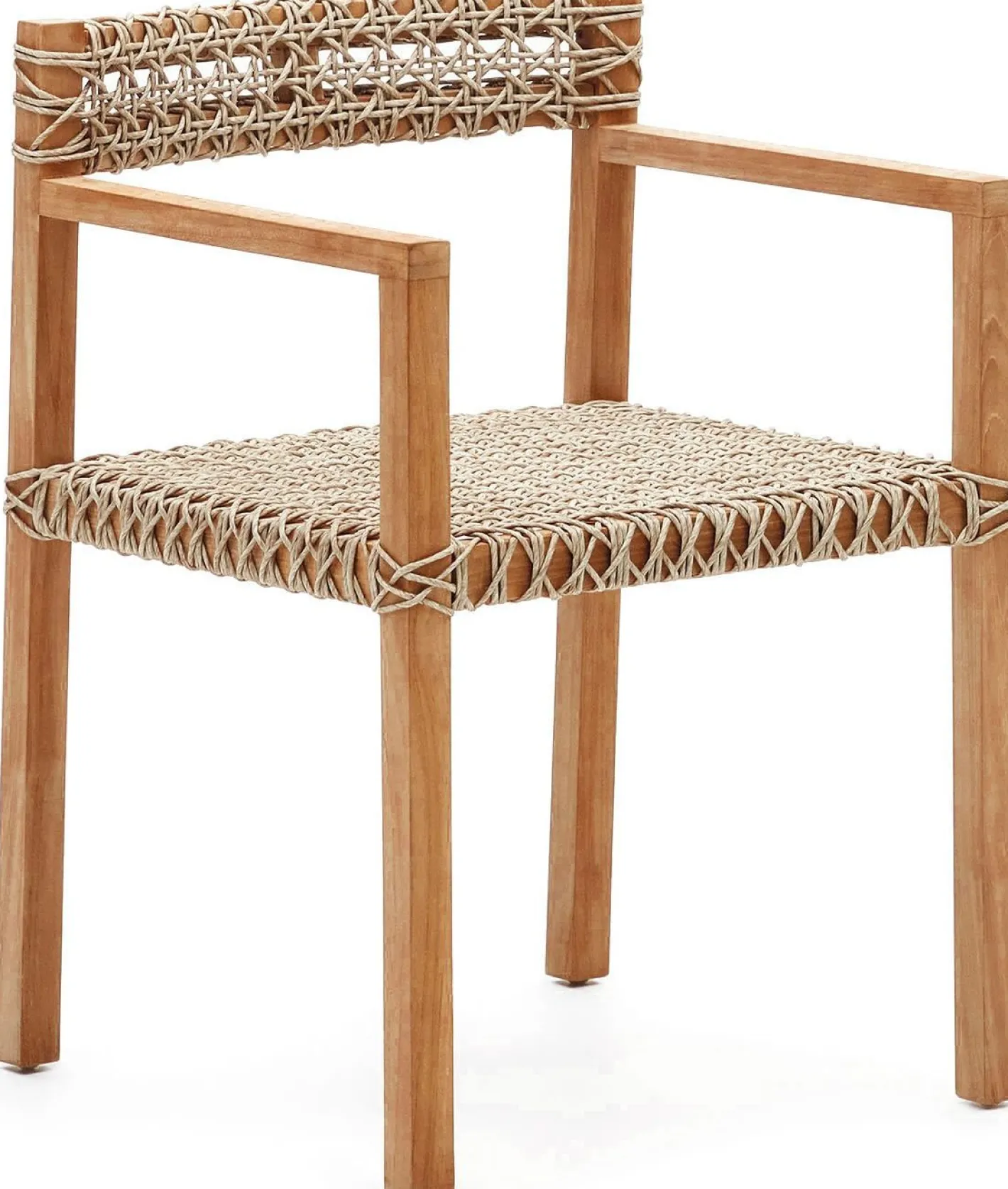 Kave Home Giverola Tuinstoel Naturel
