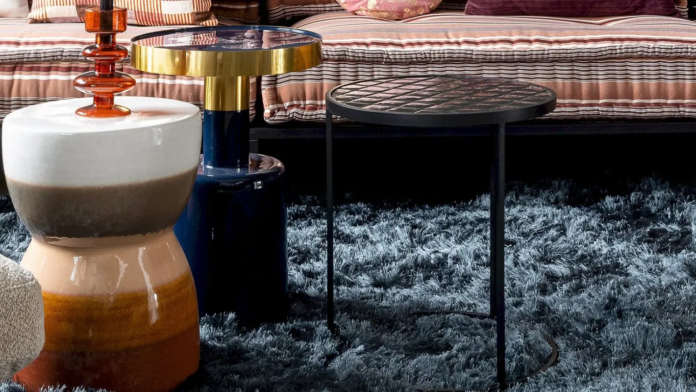 Outlet Zuiver Glam Bijzettafel Blauw