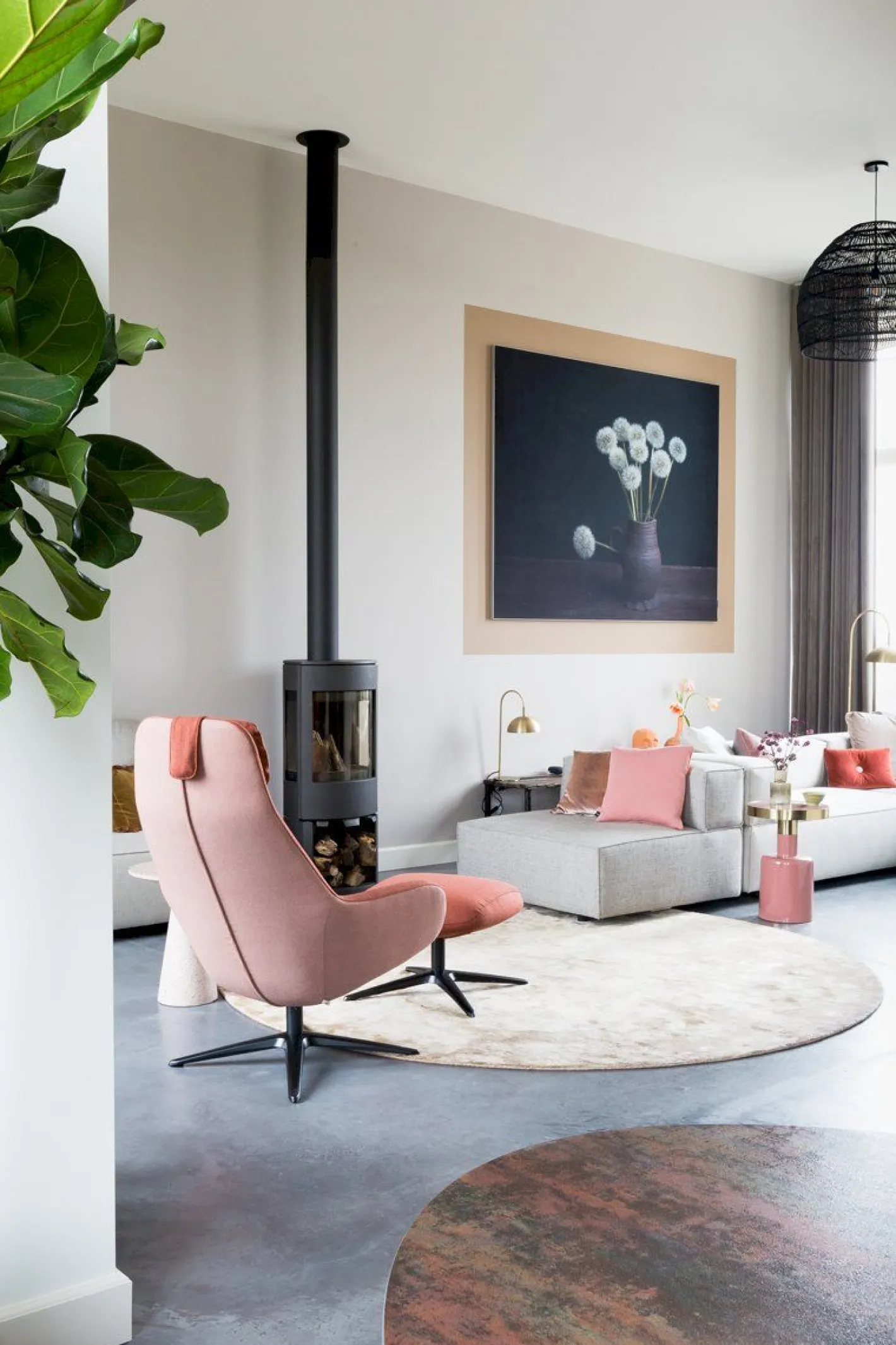 Sale Zuiver Glam Bijzettafel Roze