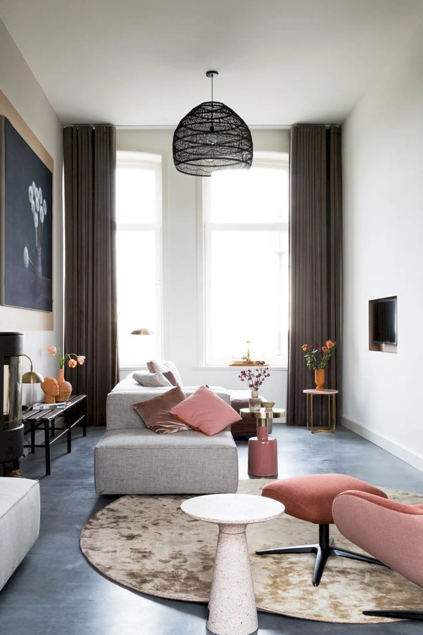Sale Zuiver Glam Bijzettafel Roze