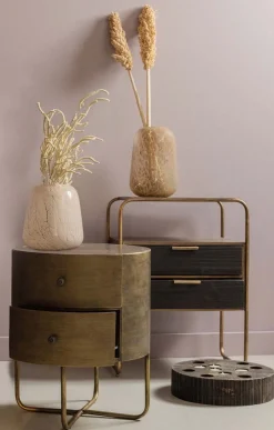 Sale WOOOD Glossy Kast Antique Brass