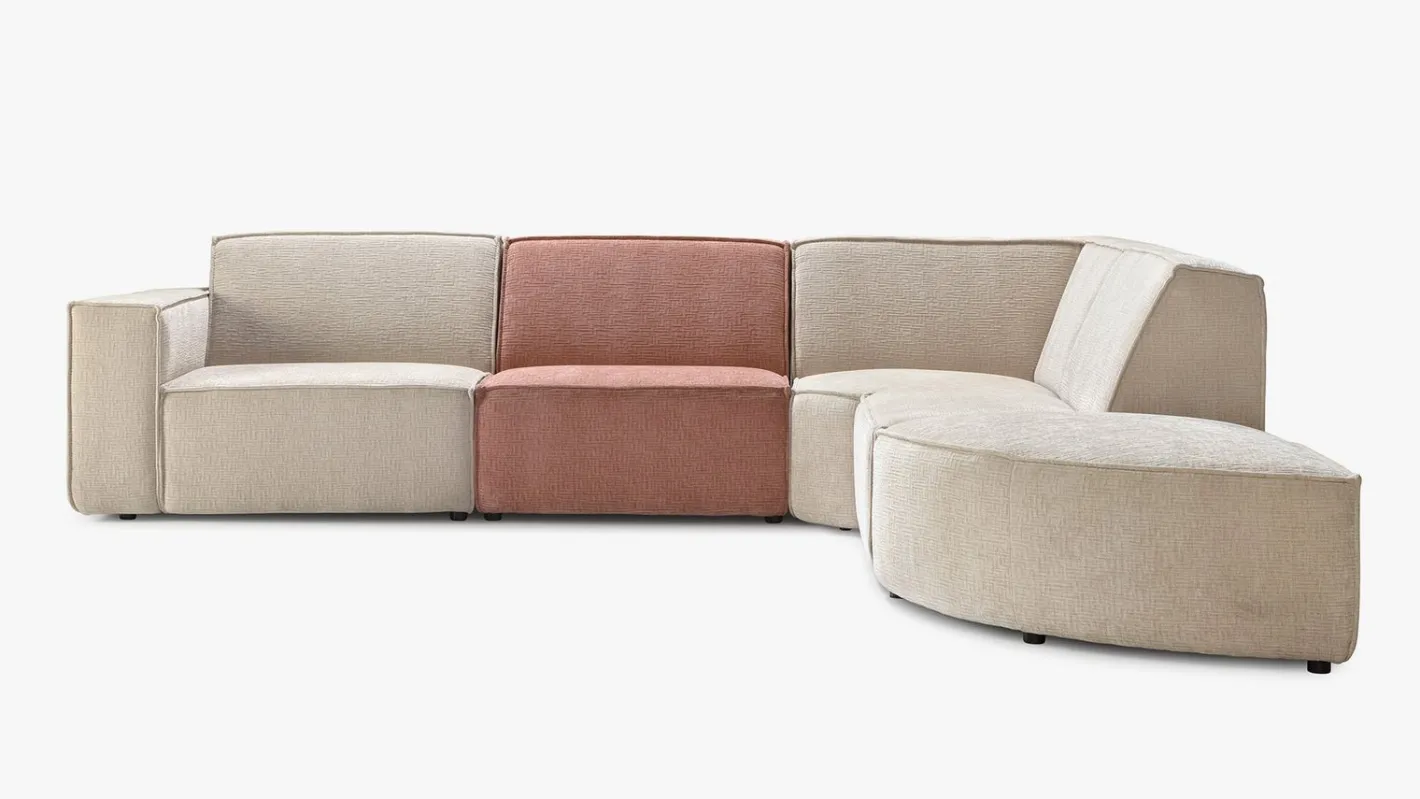 New Feelings Wonen Granada Elementenbank Groen, Zwart, Grijs