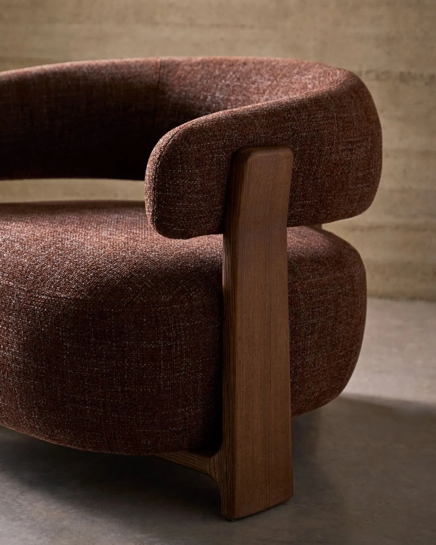 Sale Kave Home Granite Fauteuil Bruin