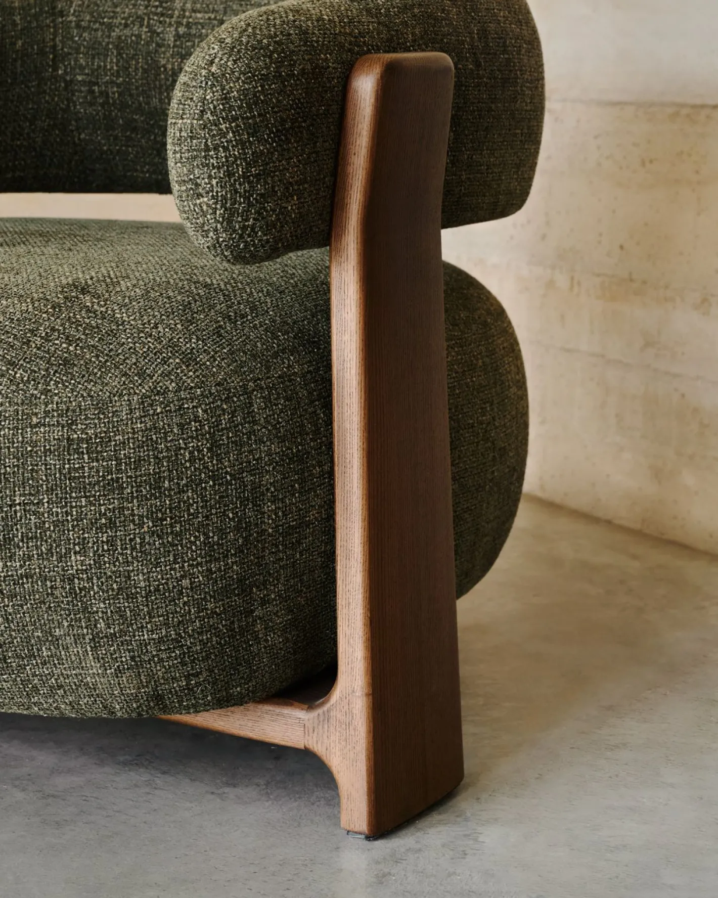Clearance Kave Home Granite Fauteuil Groen