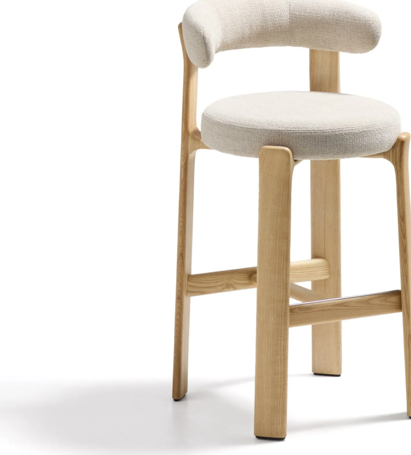 Kave Home Granite Hoog Barstoel Beige