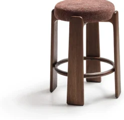 Online Kave Home Granite Lage Kruk Bruin