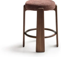 Online Kave Home Granite Lage Kruk Bruin