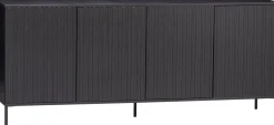 Clearance WOOOD Gravure Dressoir Black