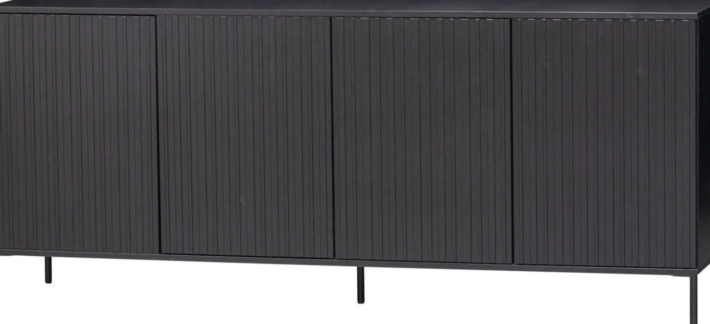 Clearance WOOOD Gravure Dressoir Black