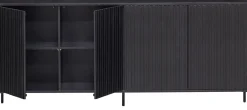 Clearance WOOOD Gravure Dressoir Black