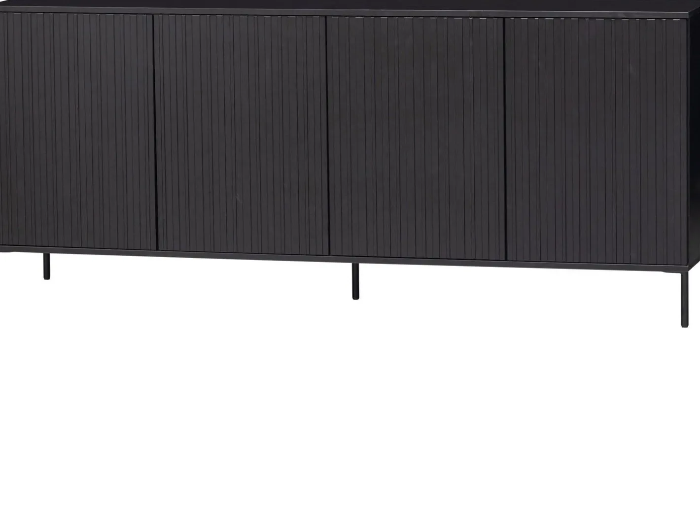 Clearance WOOOD Gravure Dressoir Black