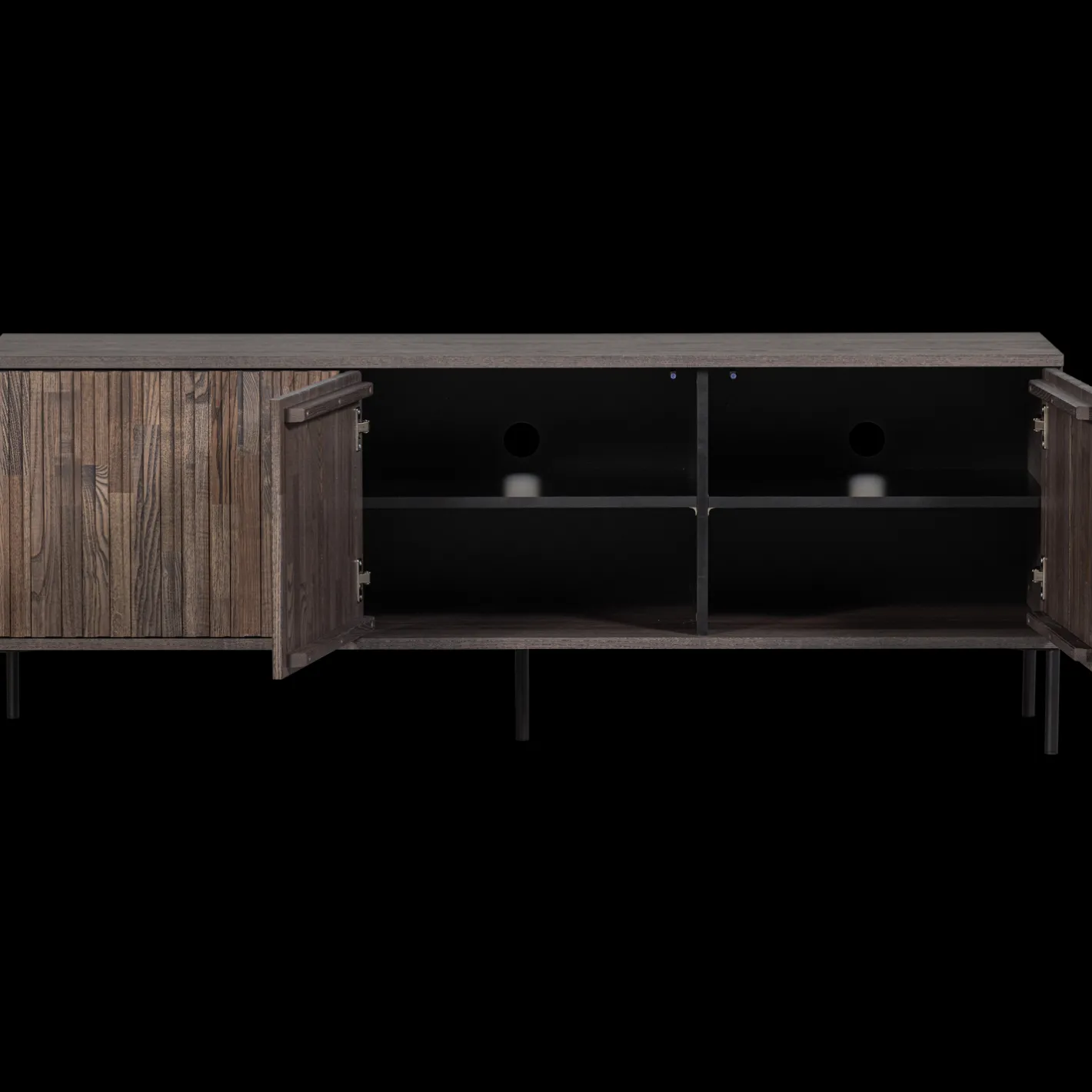 Best WOOOD Gravure Medium Tv-meubel Espresso
