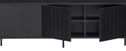Hot WOOOD Gravure Medium Tv-meubel Black