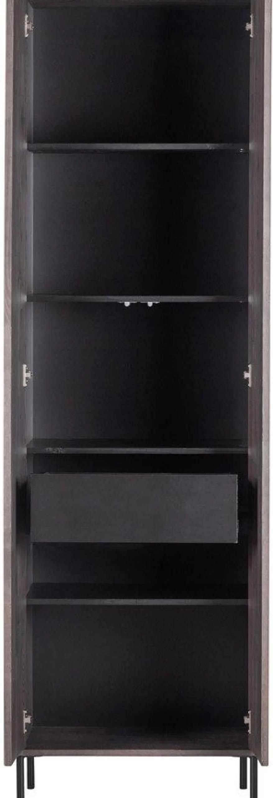 Hot WOOOD Gravure Opbergkast Espresso