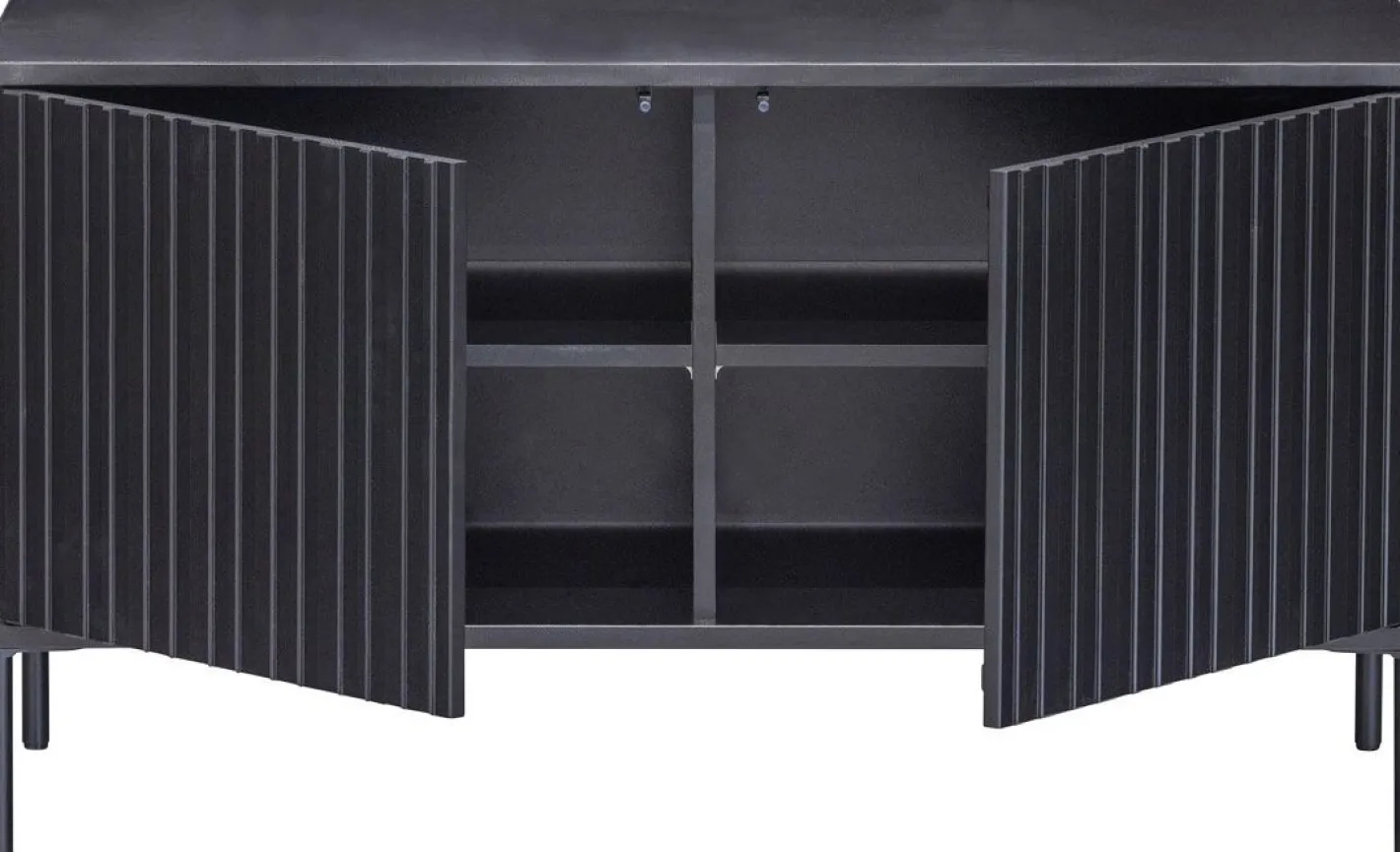 Clearance WOOOD Gravure Small Tv-meubel Black