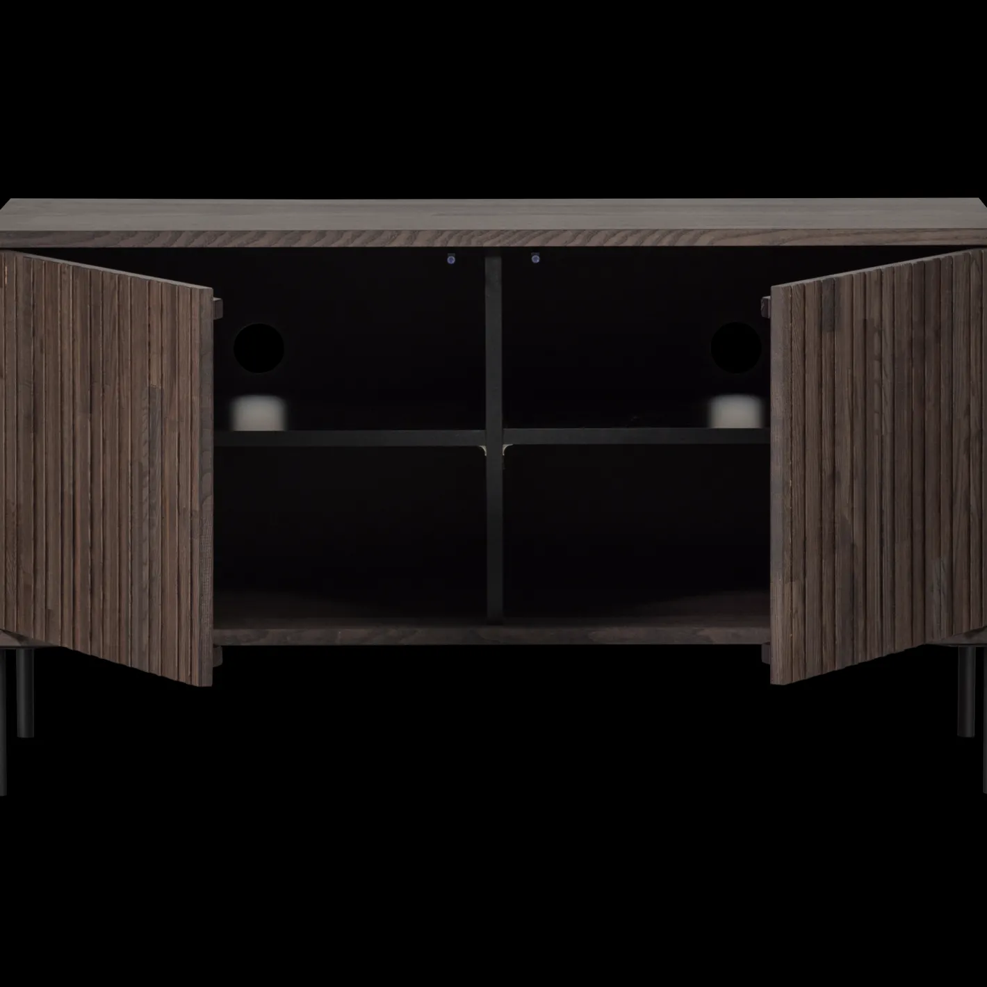 Best WOOOD Gravure Small Tv-meubel Espresso