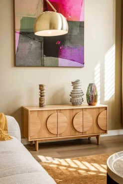 Online Zuiver Groove Dressoir Bruin