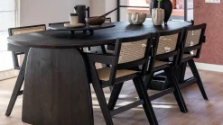 Online WOOOD Gunn Eetkamerstoel Black