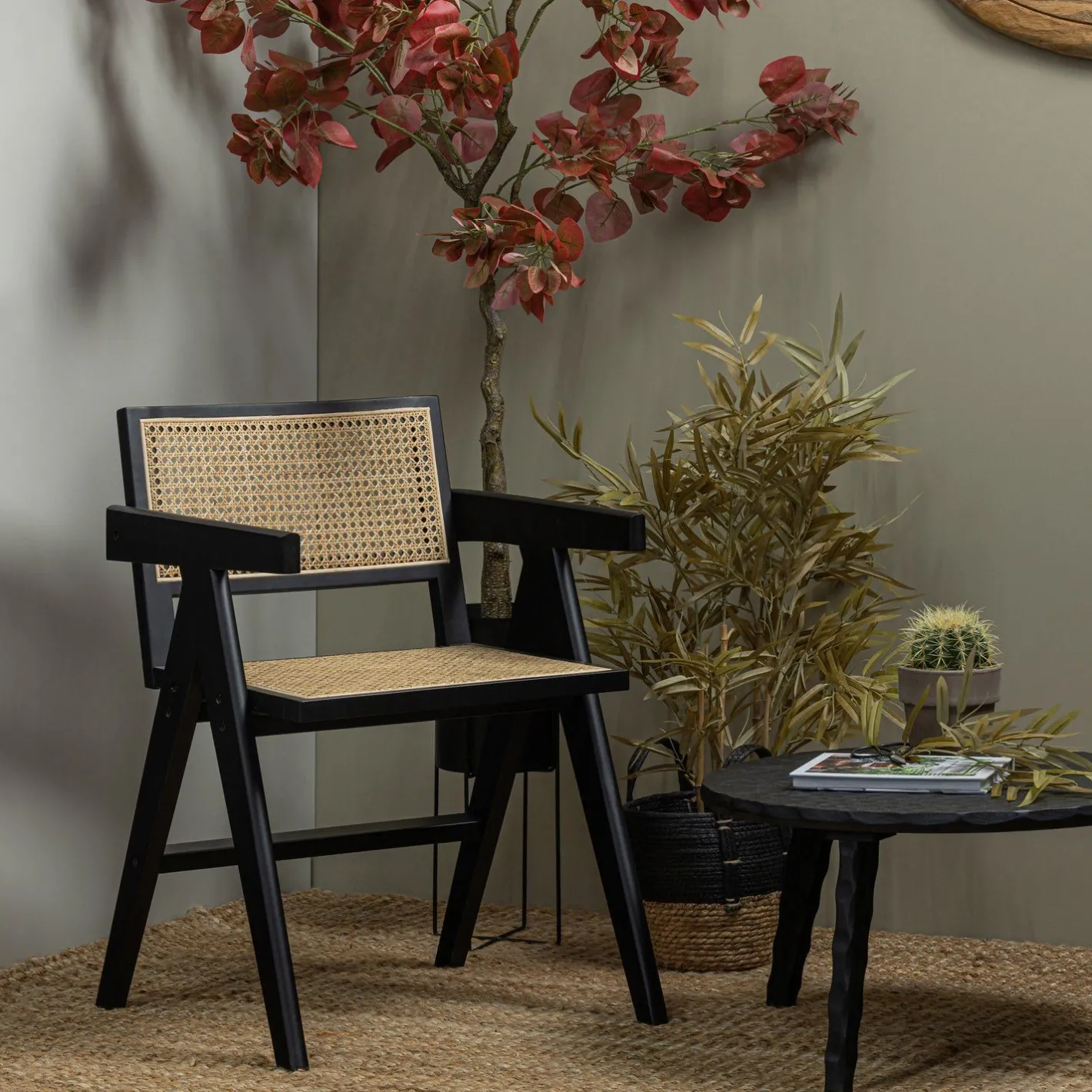 Online WOOOD Gunn Eetkamerstoel Black