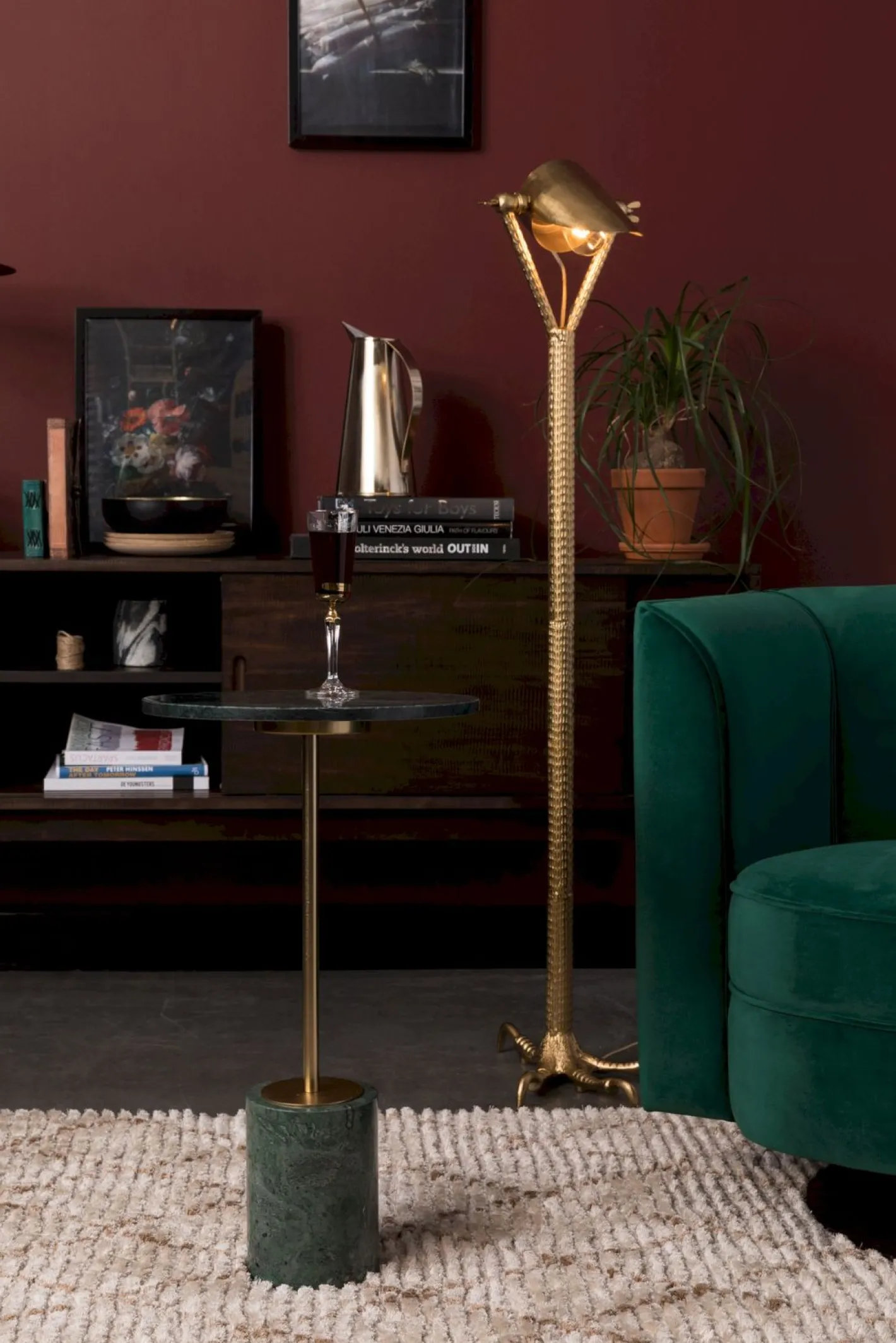 Best Dutchbone Gunnar Bijzettafel Green