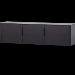 Best WOOOD Gunnar 3-deurs Tv-meubel Matzwart