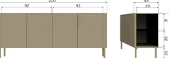 Discount WOOOD Gunnar Dressoir Mud