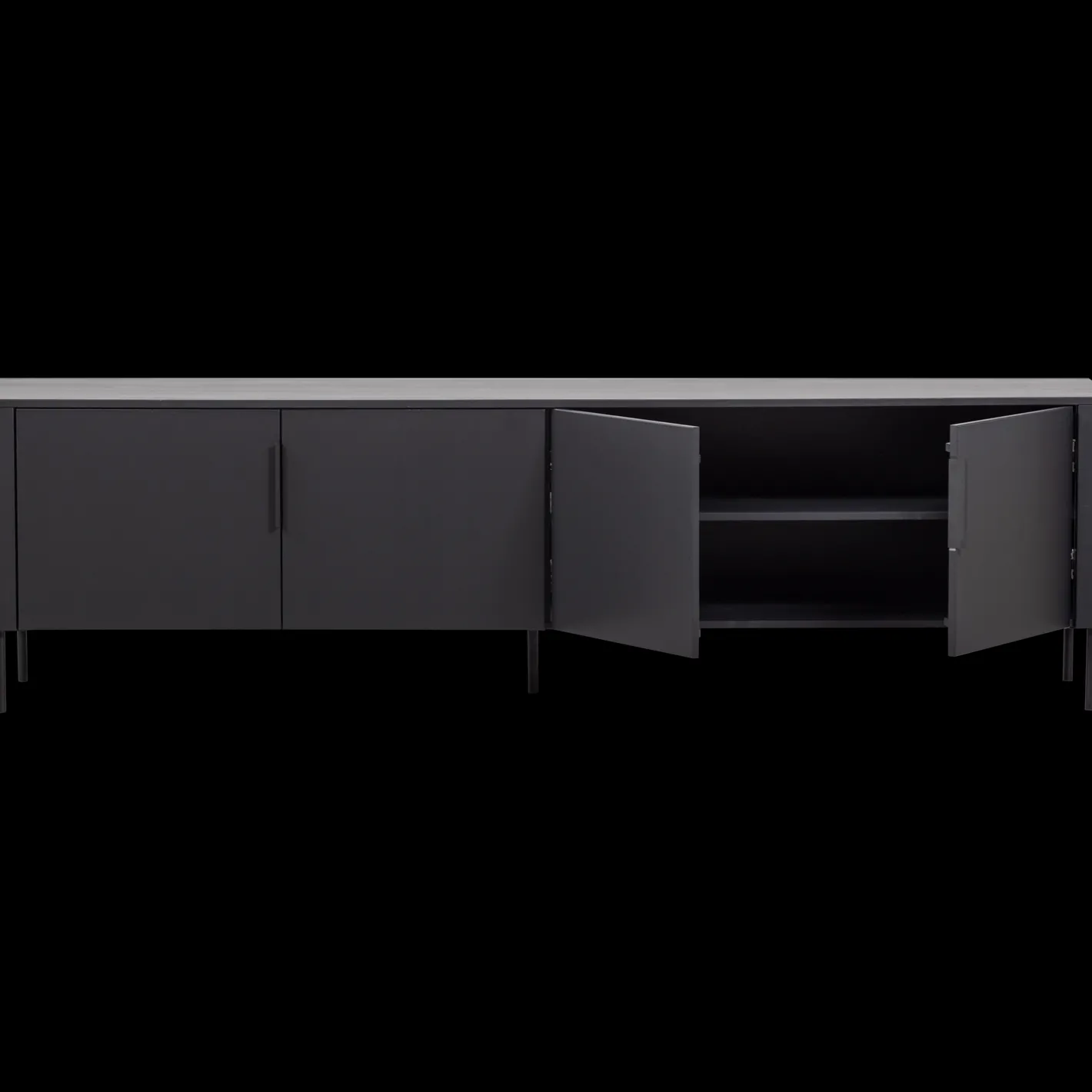 Discount WOOOD Gunnar Tv-meubel Matzwart