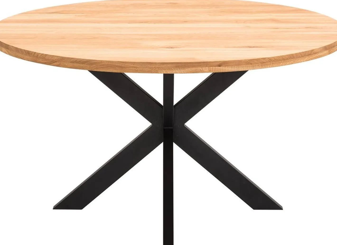 Trendhopper Haiko Basic Eettafel Naturel, Zwart
