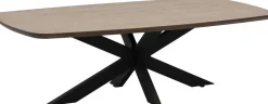 Best Trendhopper Haiko New Oval Salontafel Deer Brown, Zwart