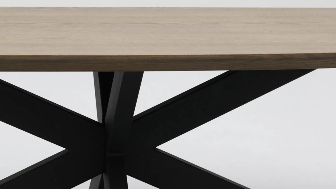 Best Trendhopper Haiko New Oval Salontafel Deer Brown, Zwart