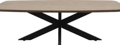 Best Trendhopper Haiko New Oval Salontafel Deer Brown, Zwart