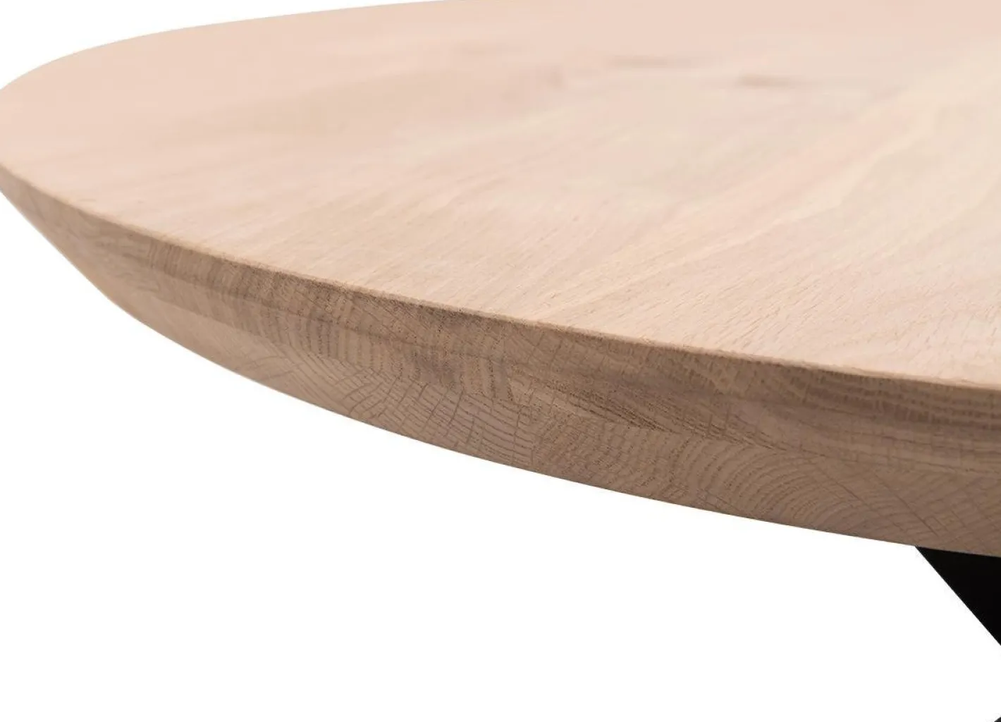 New Trendhopper Haiko Ovaal Eettafel Naturel, Zwart