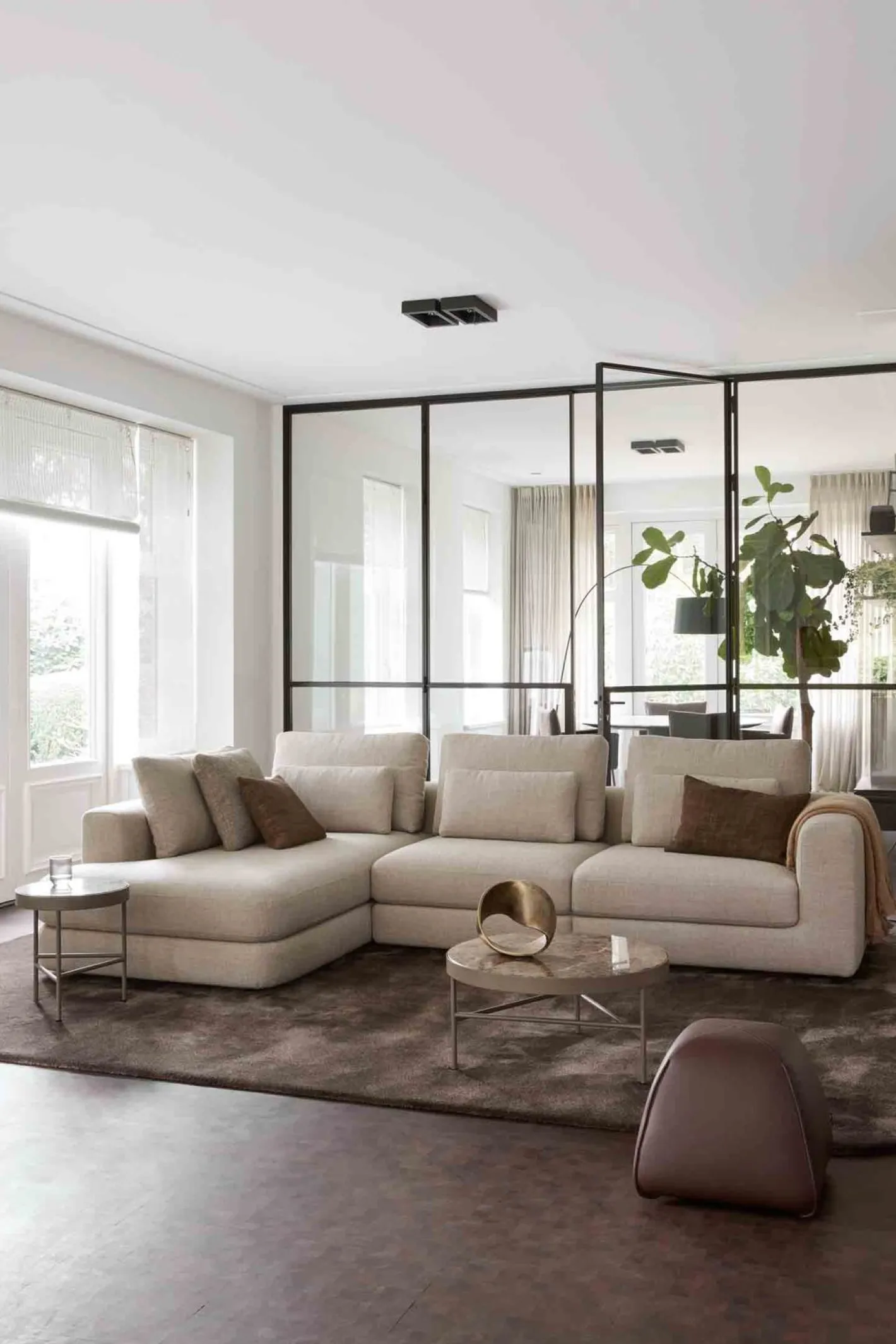 Outlet Design on Stock Harris Hoekbank Beige