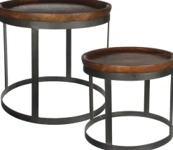 Outlet Trendhopper Harvey Bijzettafel bruin