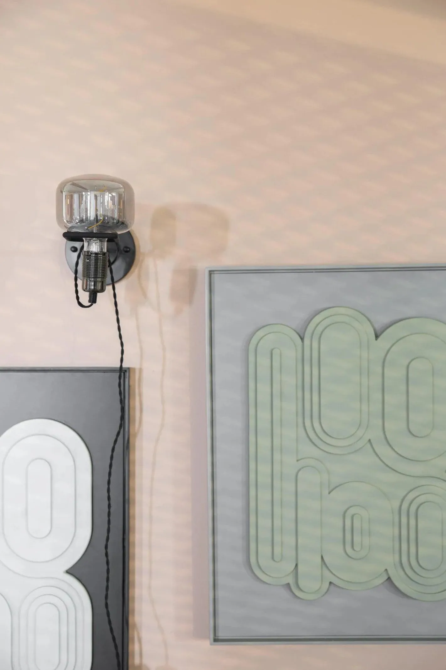 Online Zuiver Hazy Wandlamp Zwart