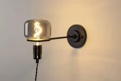 Online Zuiver Hazy Wandlamp Zwart