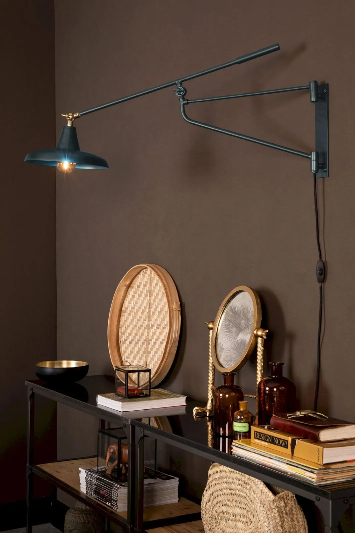 Sale Dutchbone Hector Wandlamp Teal
