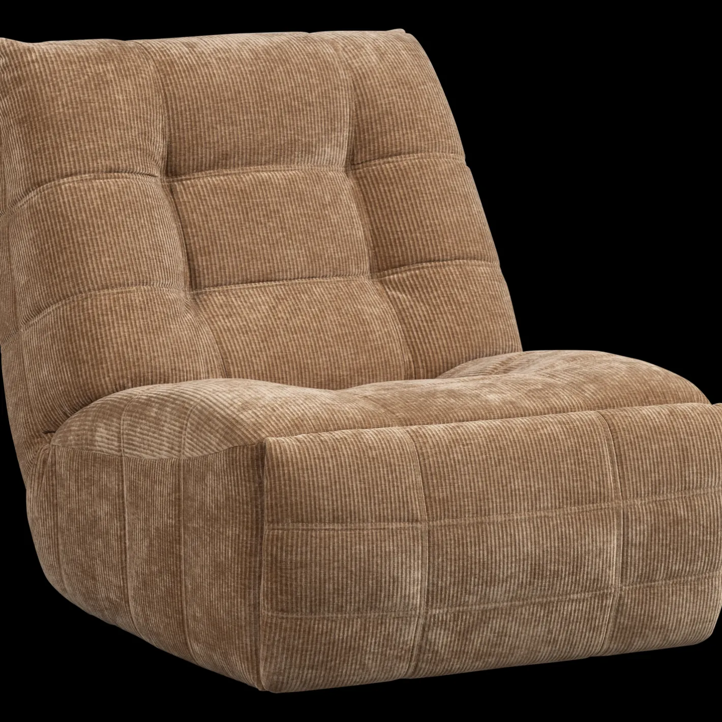 New WOOOD Hein Relaxfauteuil Lichtbruin